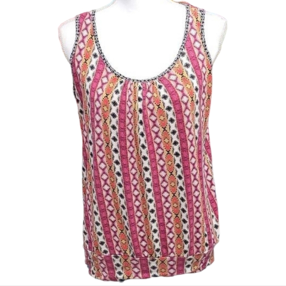 Daisy Fuentes Tops - Daisy Fuentes | Pattern Print Blouse |Size: L